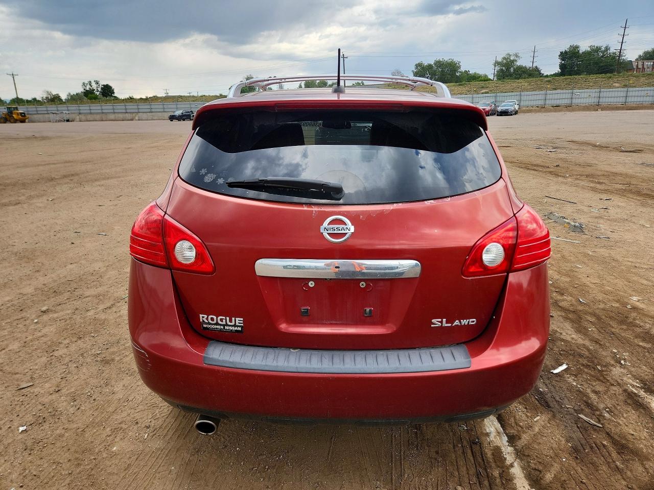 2011 Nissan Rogue S Бордовый vin: JN8AS5MV5BW272954