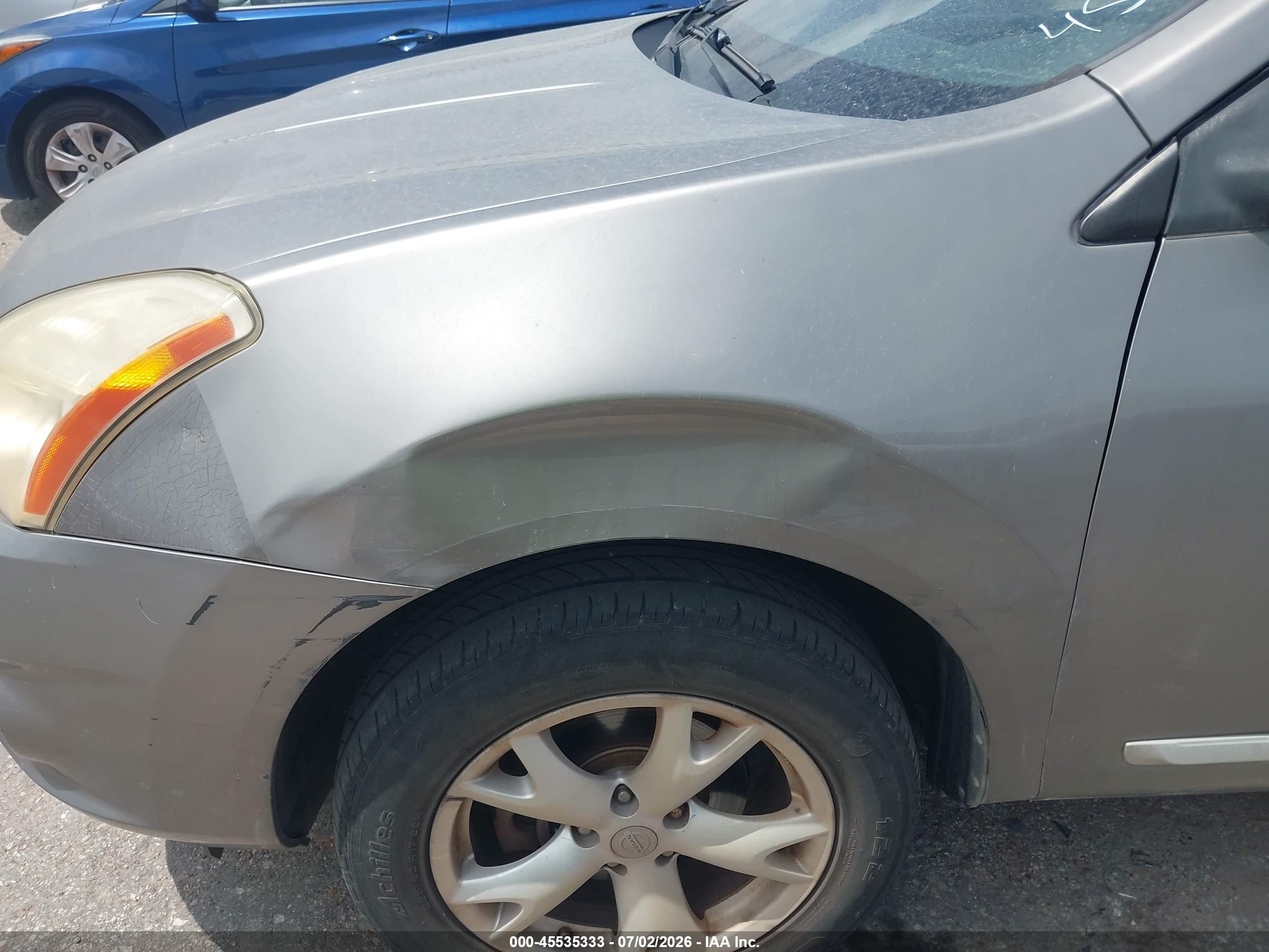 2011 Nissan Rogue Sv Gray vin: JN8AS5MV5BW273022