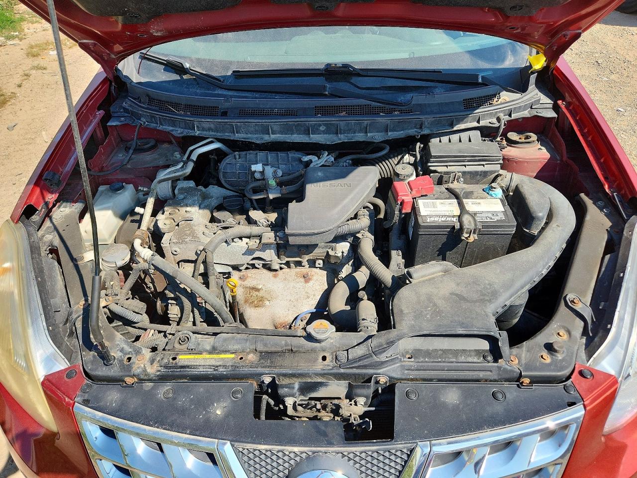 2011 Nissan Rogue S Красный vin: JN8AS5MV5BW273733