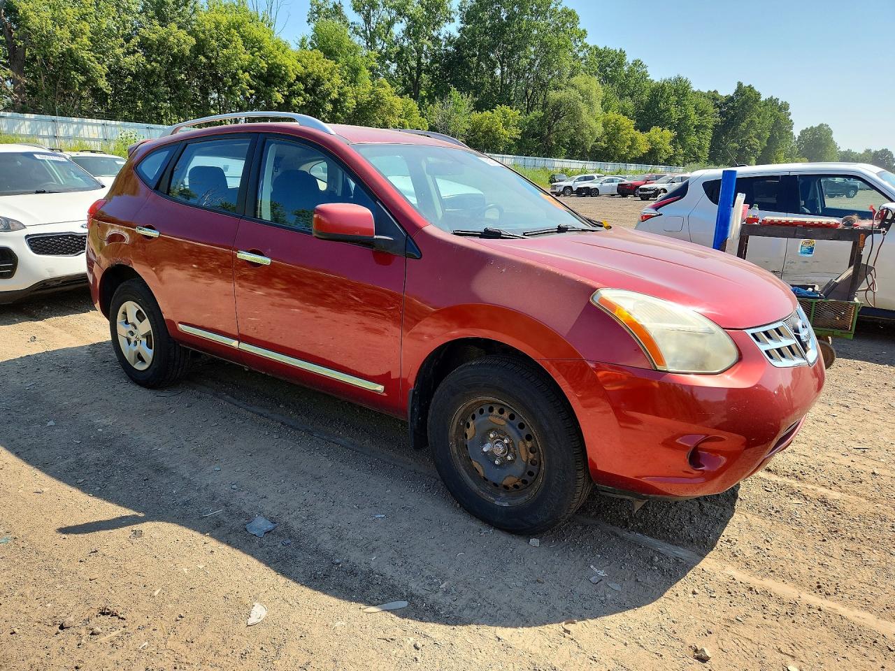2011 Nissan Rogue S Красный vin: JN8AS5MV5BW273733