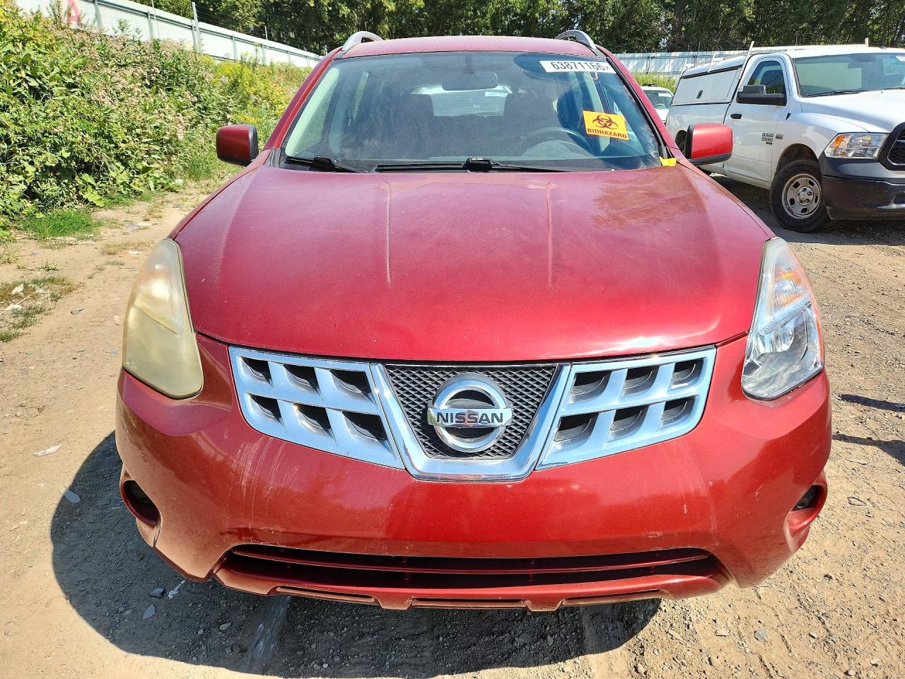 2011 Nissan Rogue S Красный vin: JN8AS5MV5BW273733