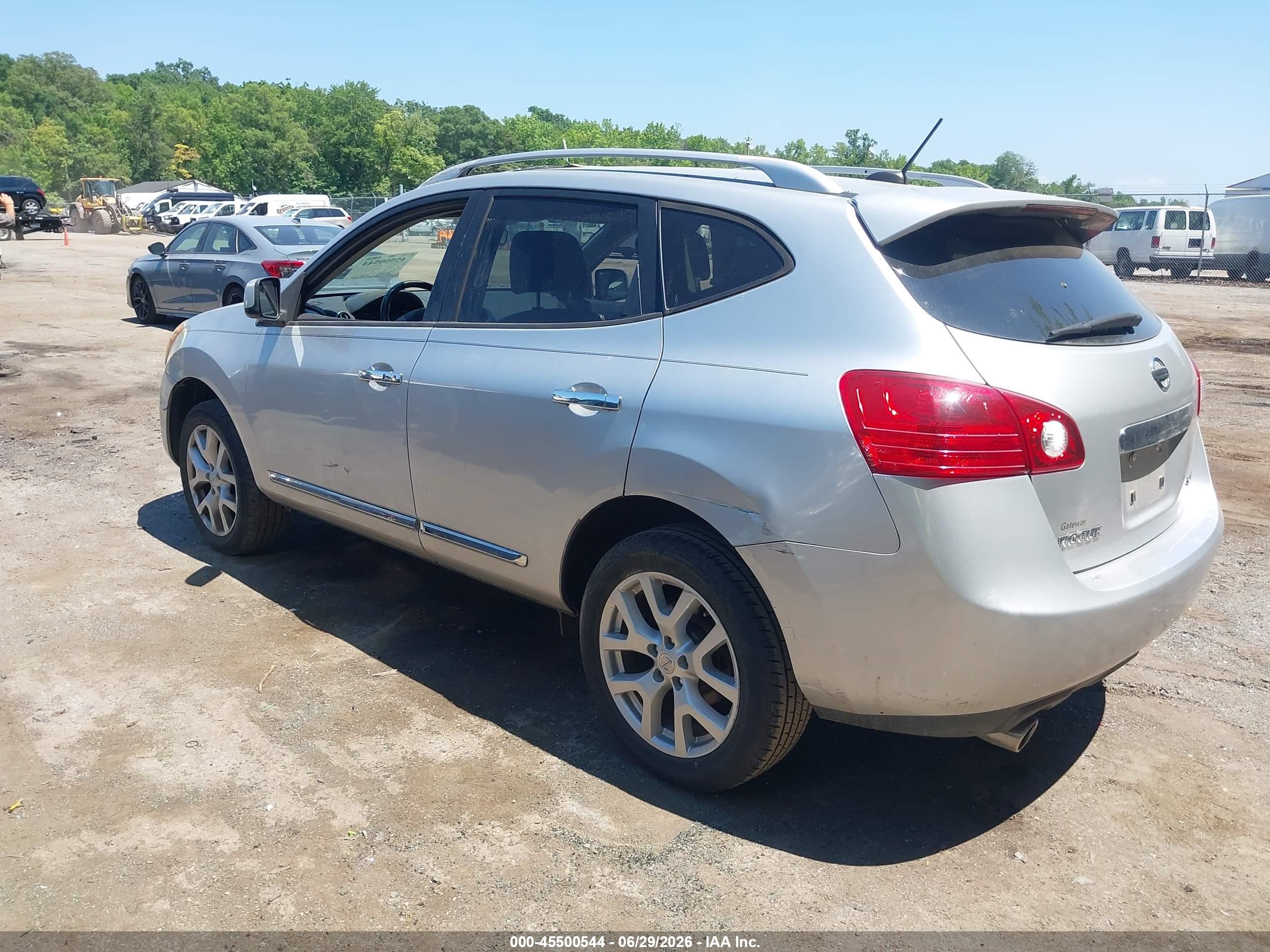 2011 Nissan Rogue Sv Silver vin: JN8AS5MV5BW281122