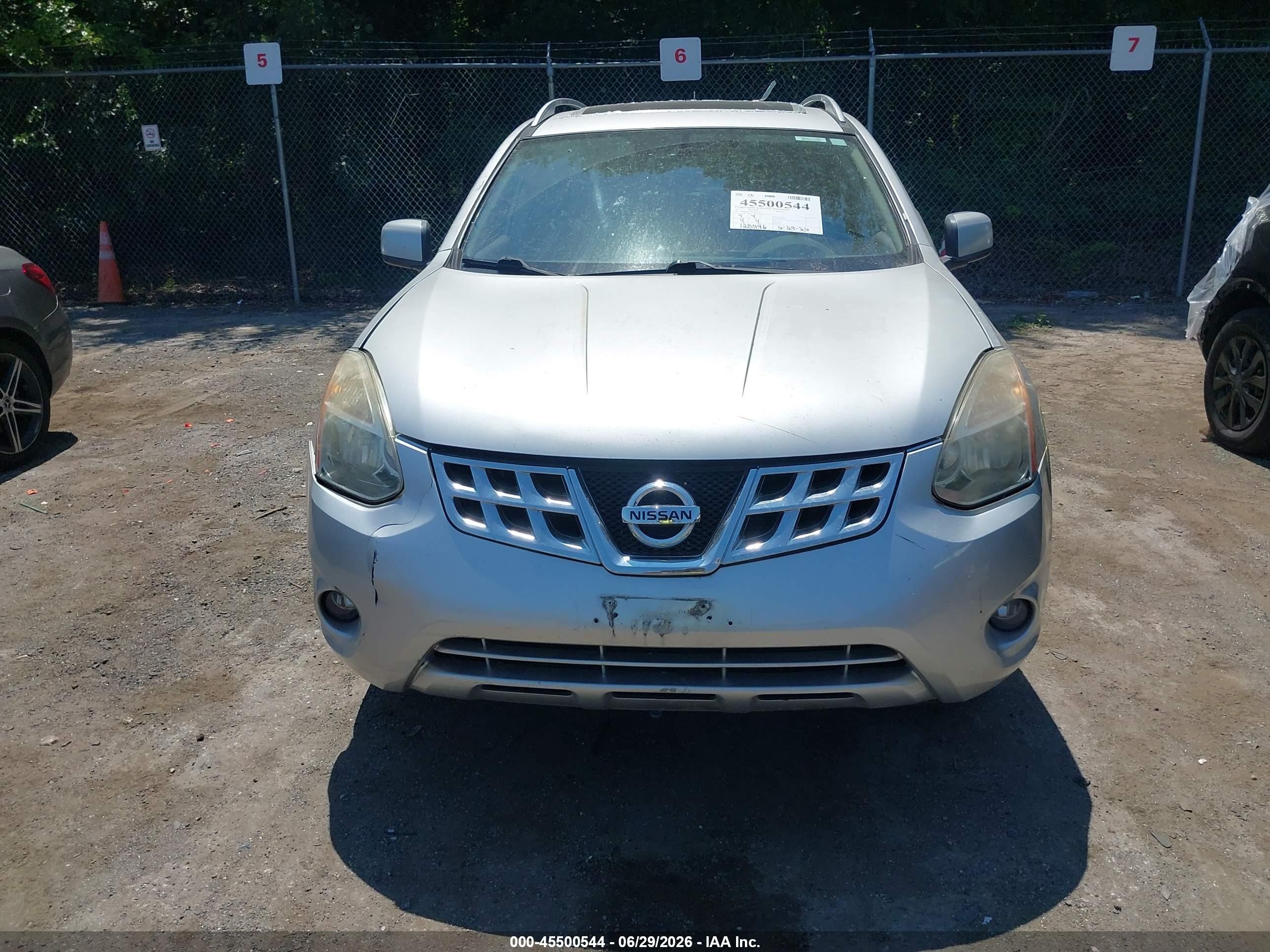 2011 Nissan Rogue Sv Silver vin: JN8AS5MV5BW281122