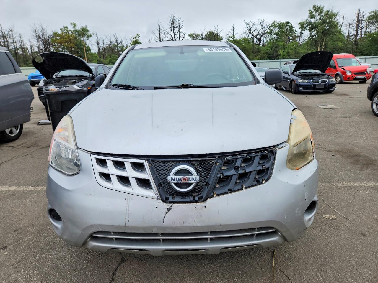 2011 Nissan Rogue S Silver vin: JN8AS5MV5BW290290