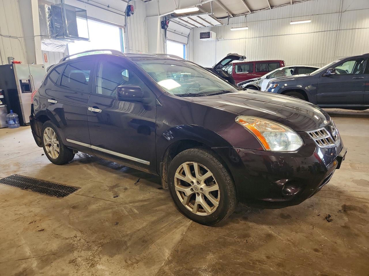 2011 Nissan Rogue S Purple vin: JN8AS5MV5BW293528