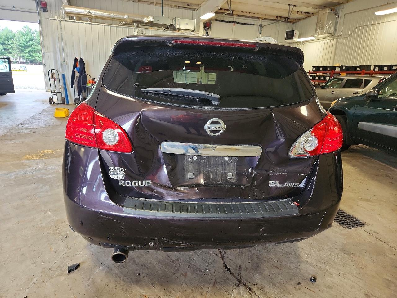 2011 Nissan Rogue S Purple vin: JN8AS5MV5BW293528
