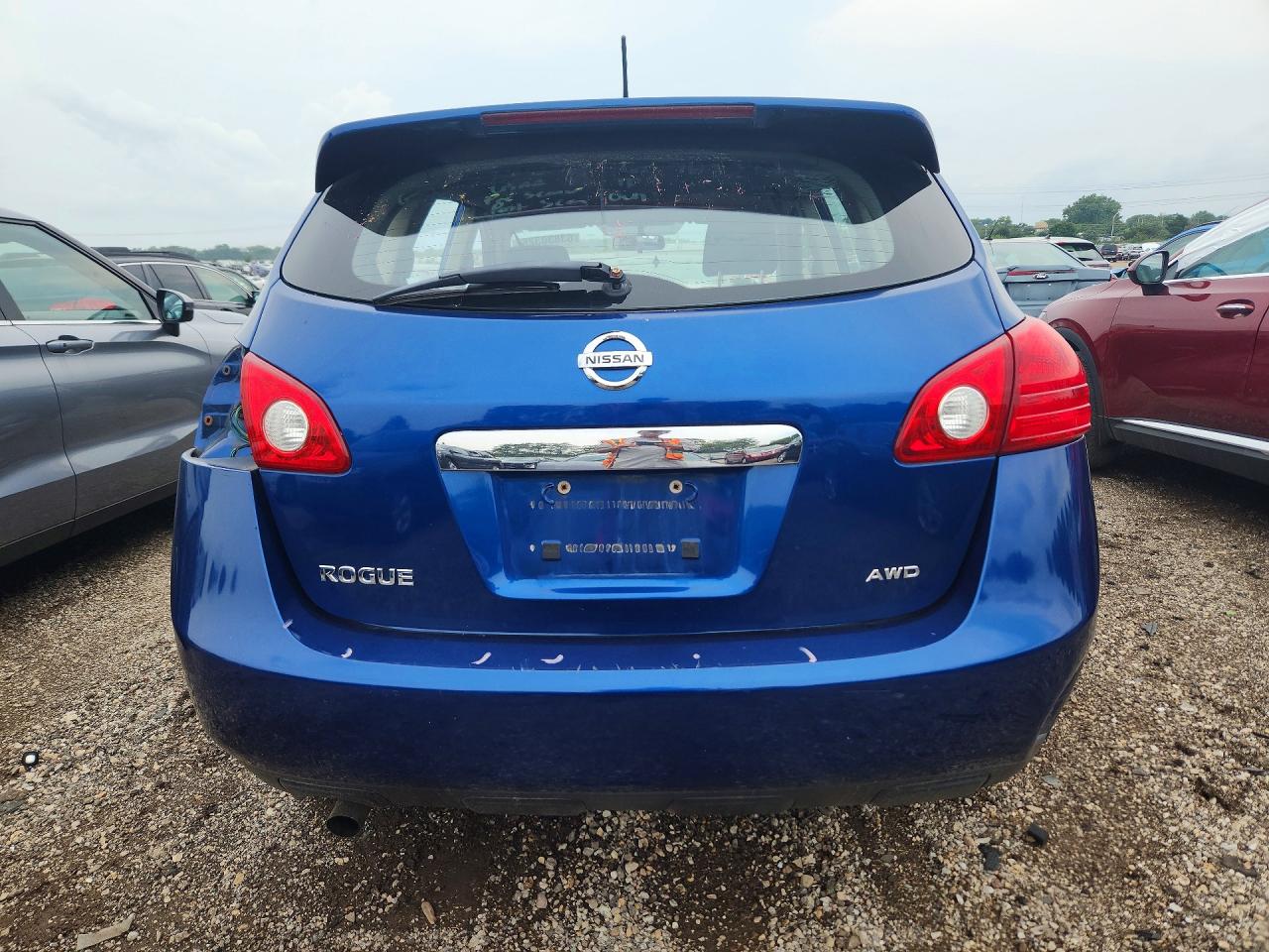 2011 Nissan Rogue S Синий vin: JN8AS5MV5BW294405