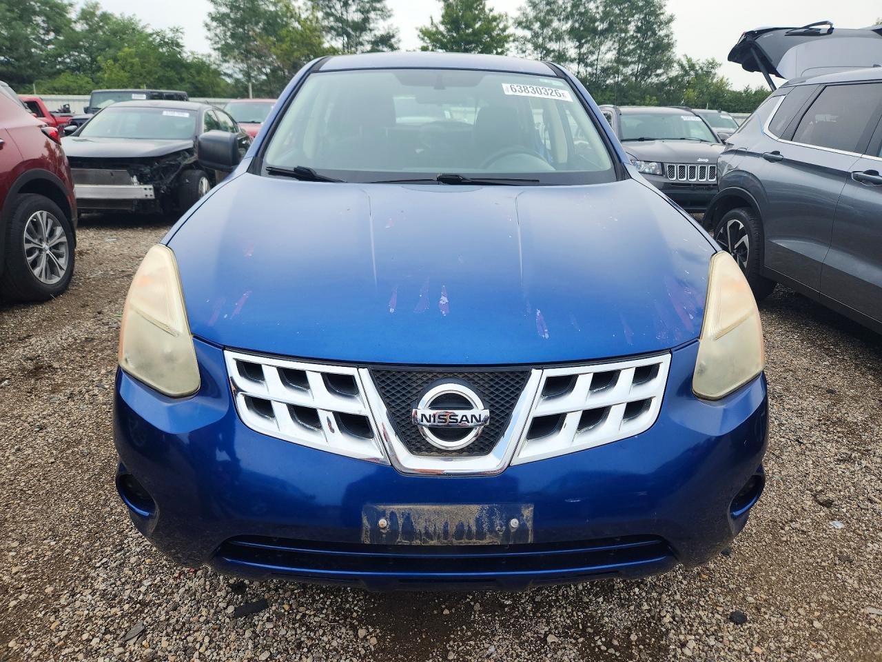 2011 Nissan Rogue S Синий vin: JN8AS5MV5BW294405
