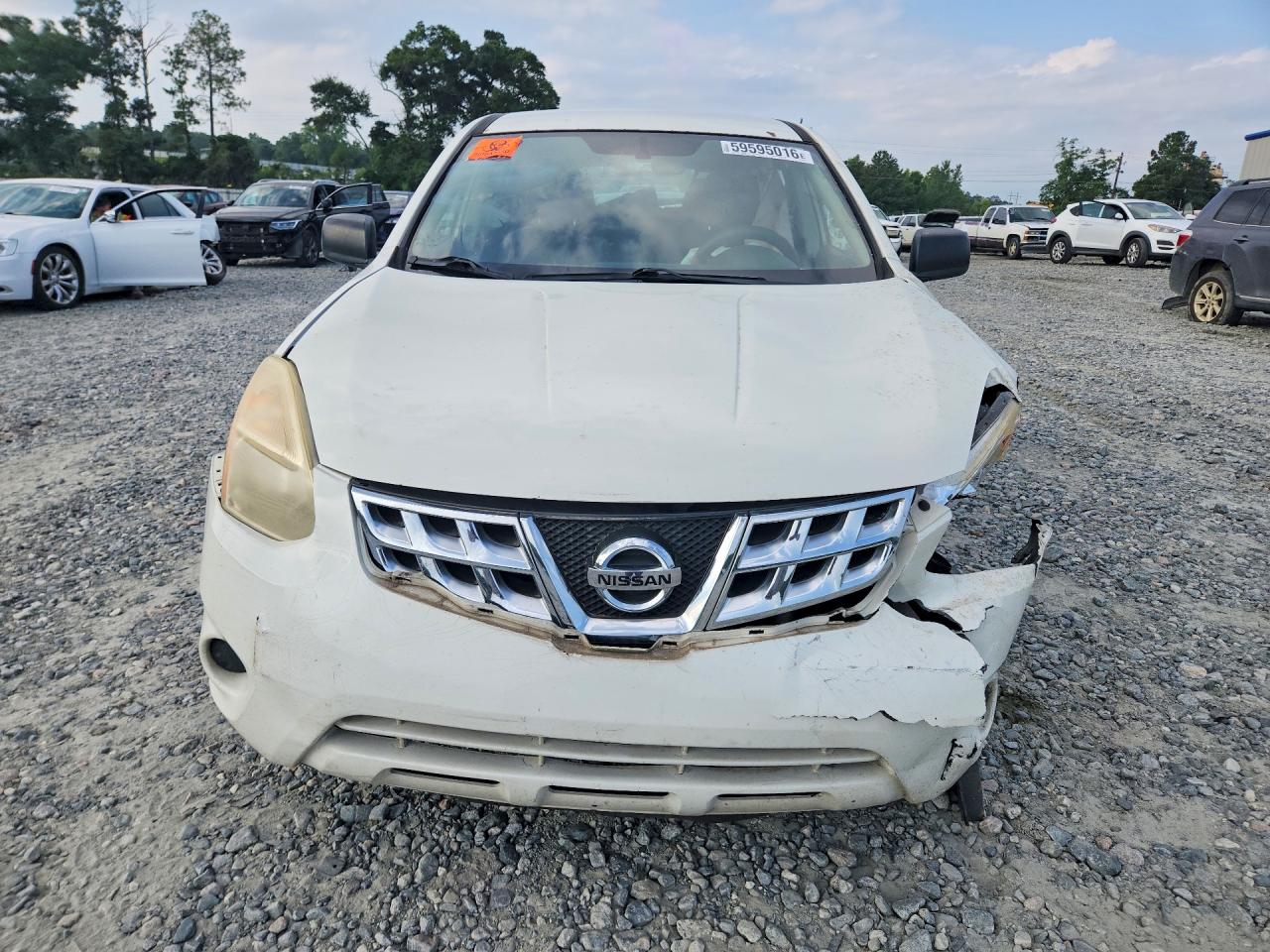 2011 Nissan Rogue S/sv/krom White vin: JN8AS5MV5BW300820