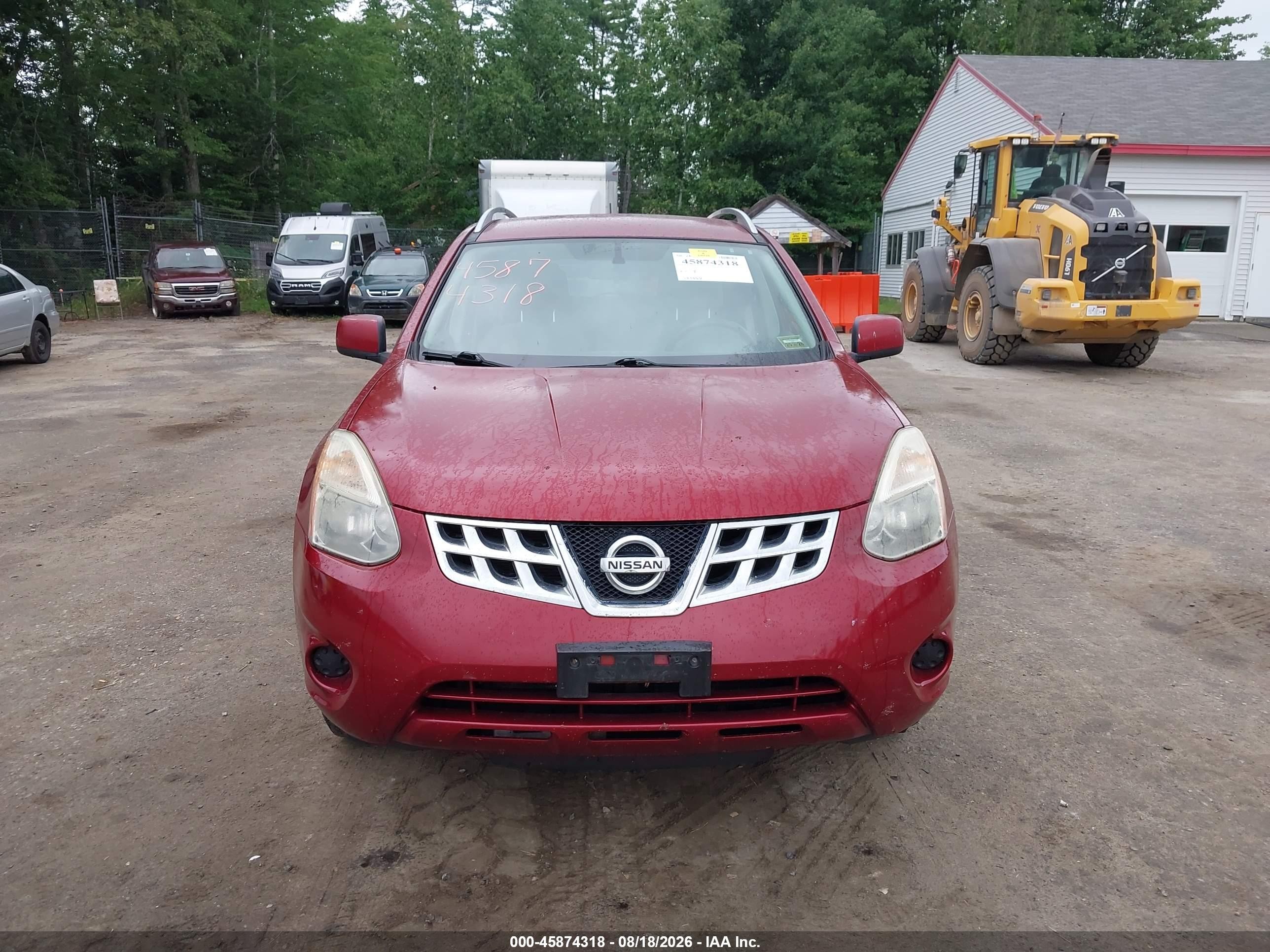2011 Nissan Rogue Sv Maroon vin: JN8AS5MV5BW306214