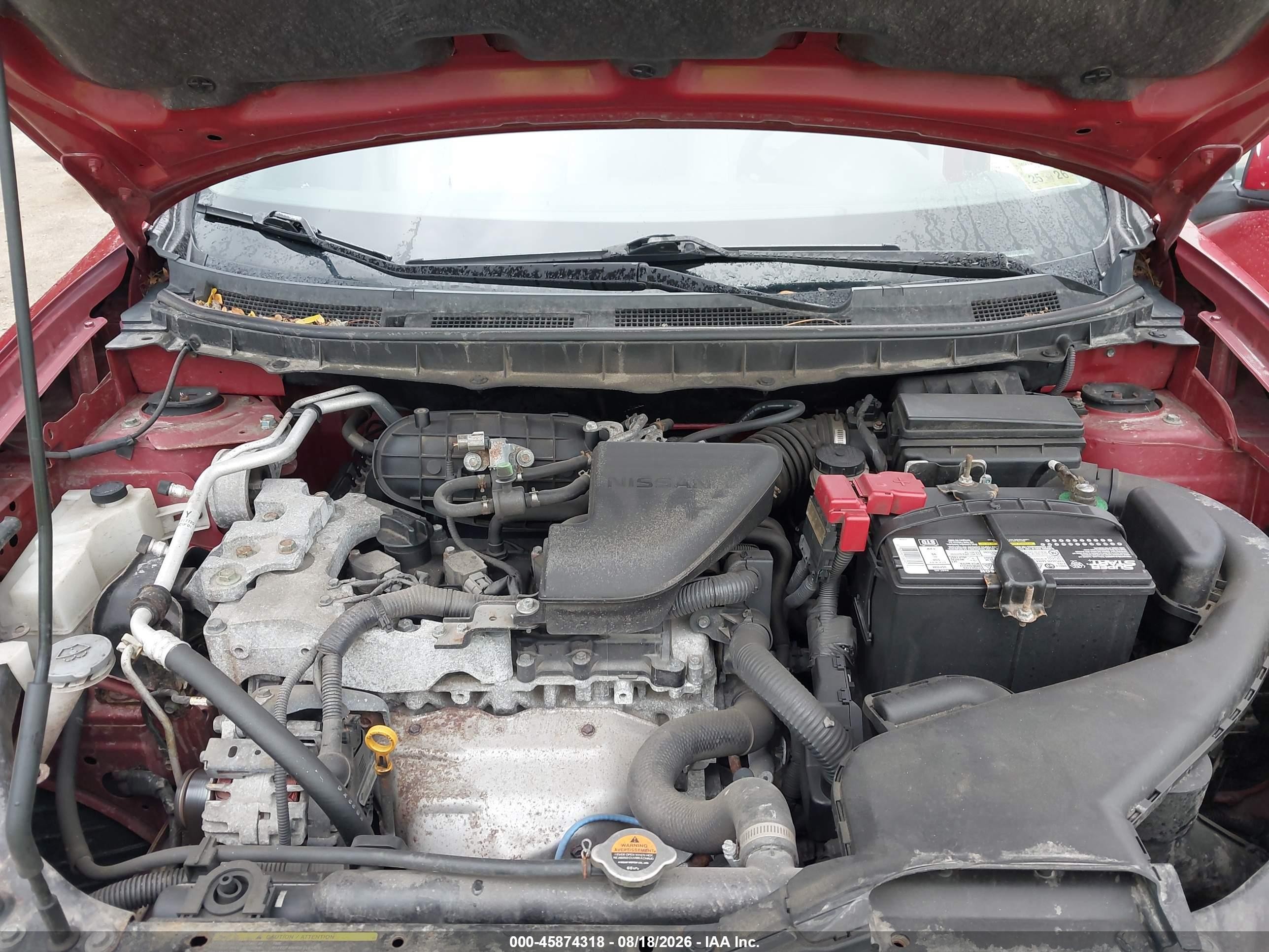 2011 Nissan Rogue Sv Maroon vin: JN8AS5MV5BW306214