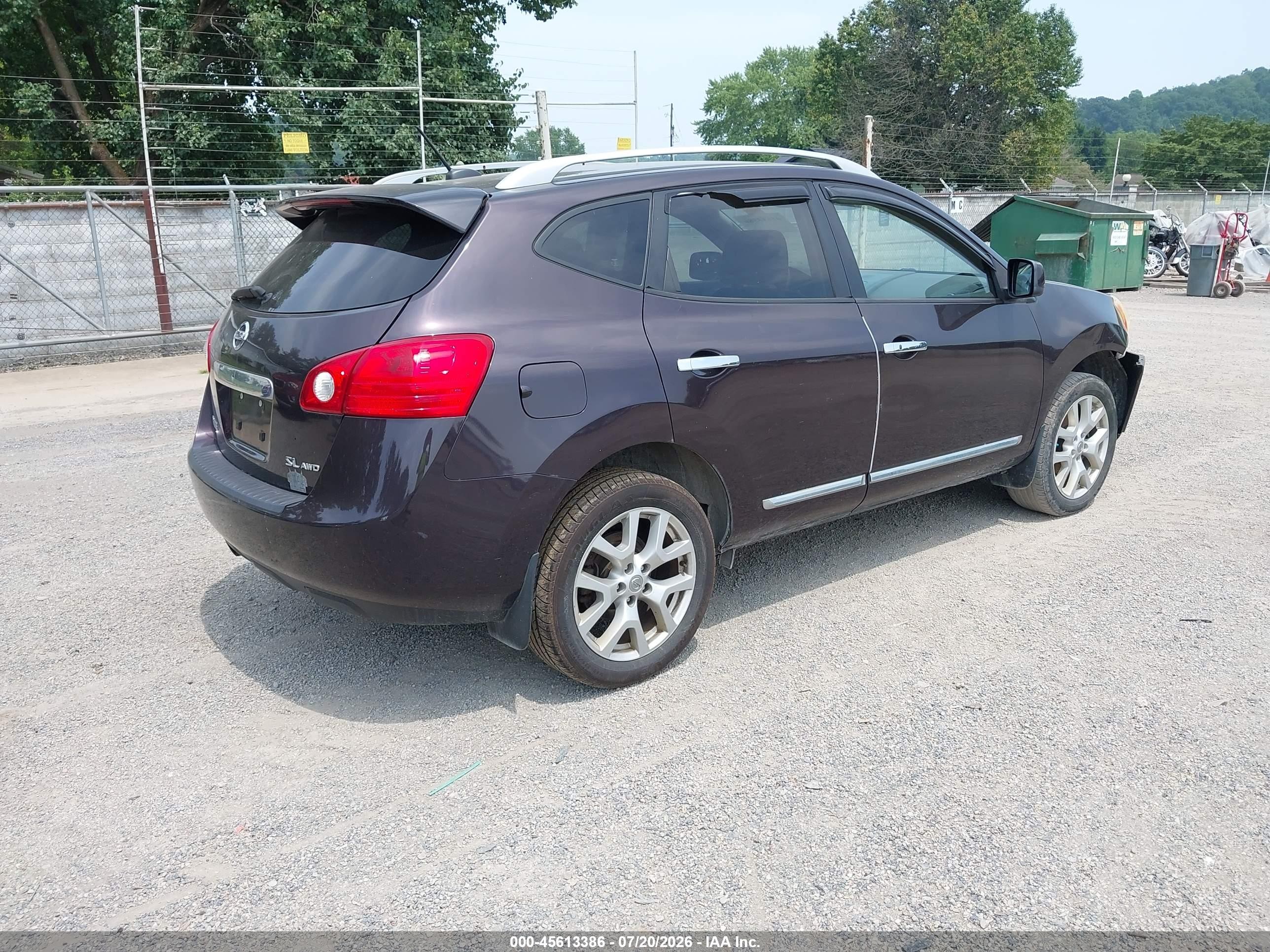 2011 Nissan Rogue Sv Черный vin: JN8AS5MV5BW310392