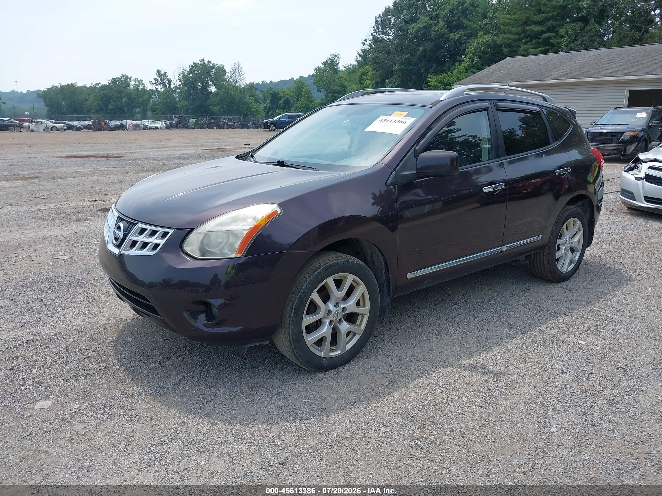 2011 Nissan Rogue Sv Черный vin: JN8AS5MV5BW310392
