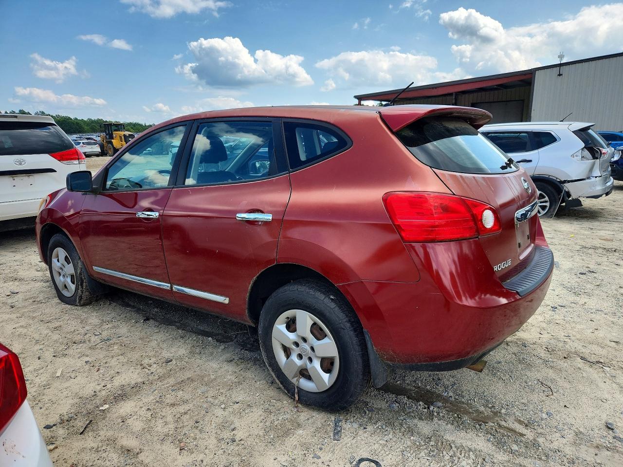 2011 Nissan Rogue S Red vin: JN8AS5MV5BW313888