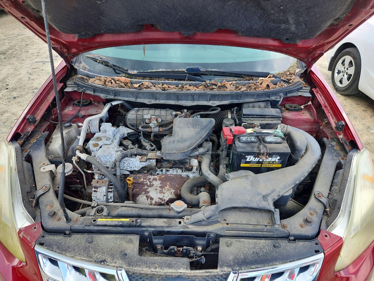 2011 Nissan Rogue S Red vin: JN8AS5MV5BW313888
