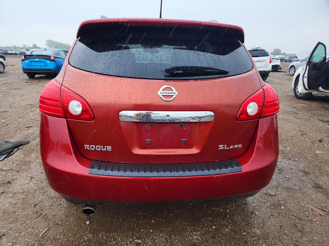 2011 Nissan Rogue S Красный vin: JN8AS5MV5BW315284