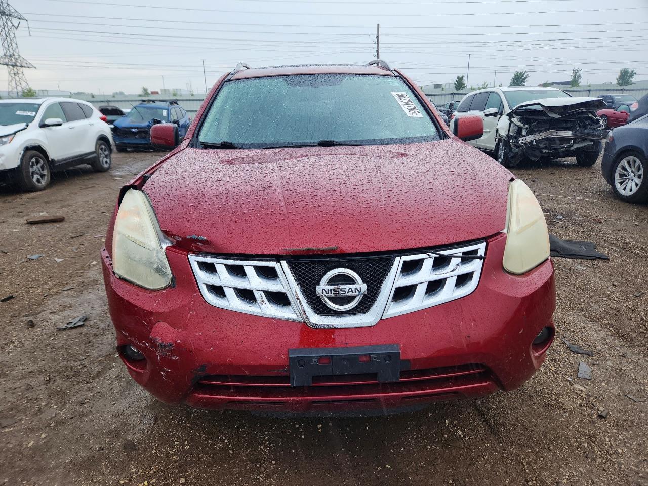 2011 Nissan Rogue S Красный vin: JN8AS5MV5BW315284