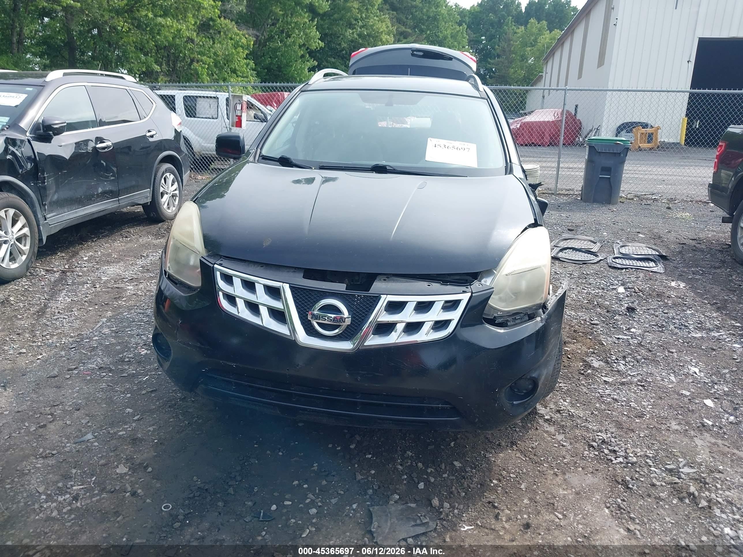 2011 Nissan Rogue Sv Black vin: JN8AS5MV5BW662100