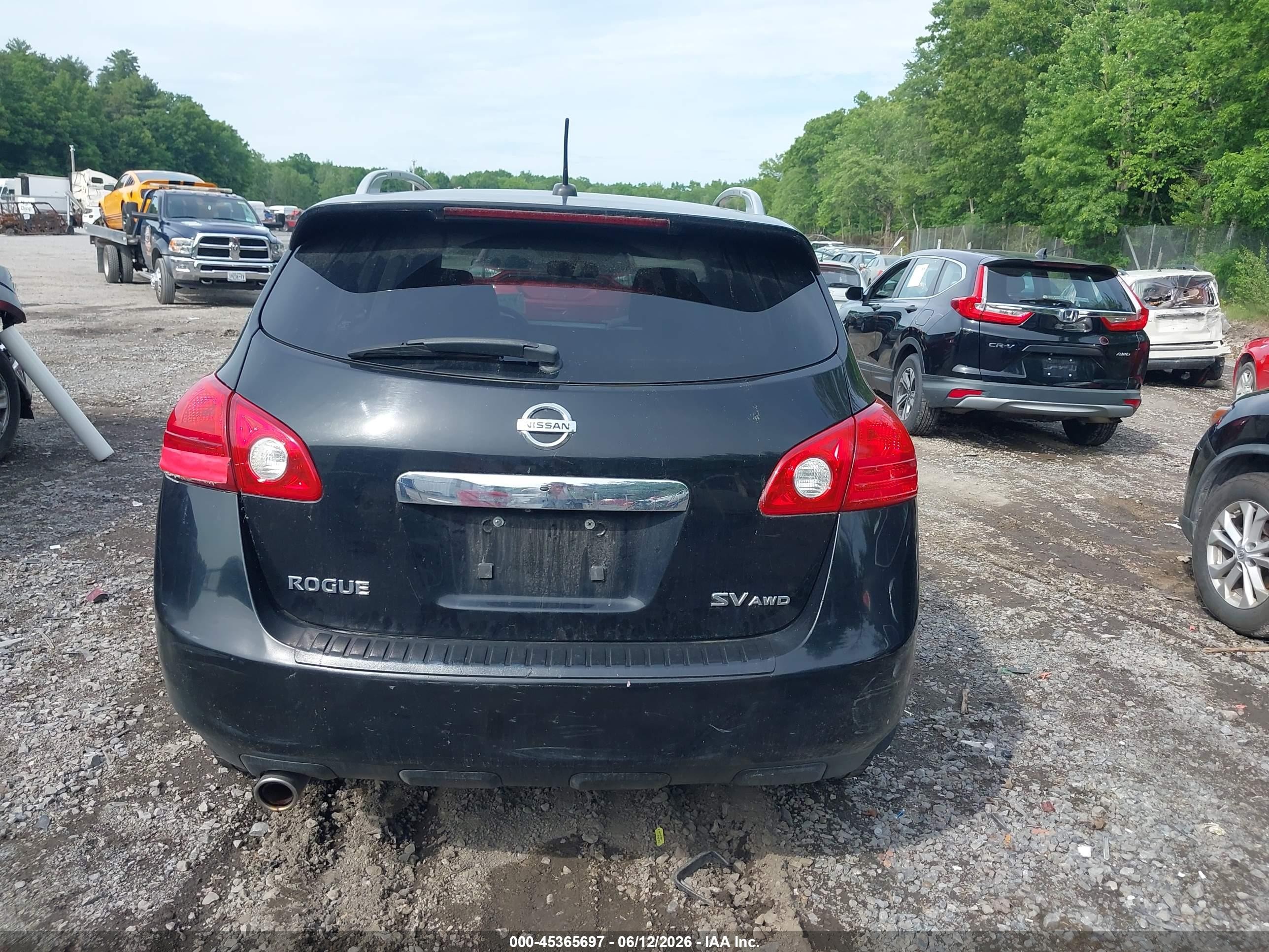 2011 Nissan Rogue Sv Black vin: JN8AS5MV5BW662100