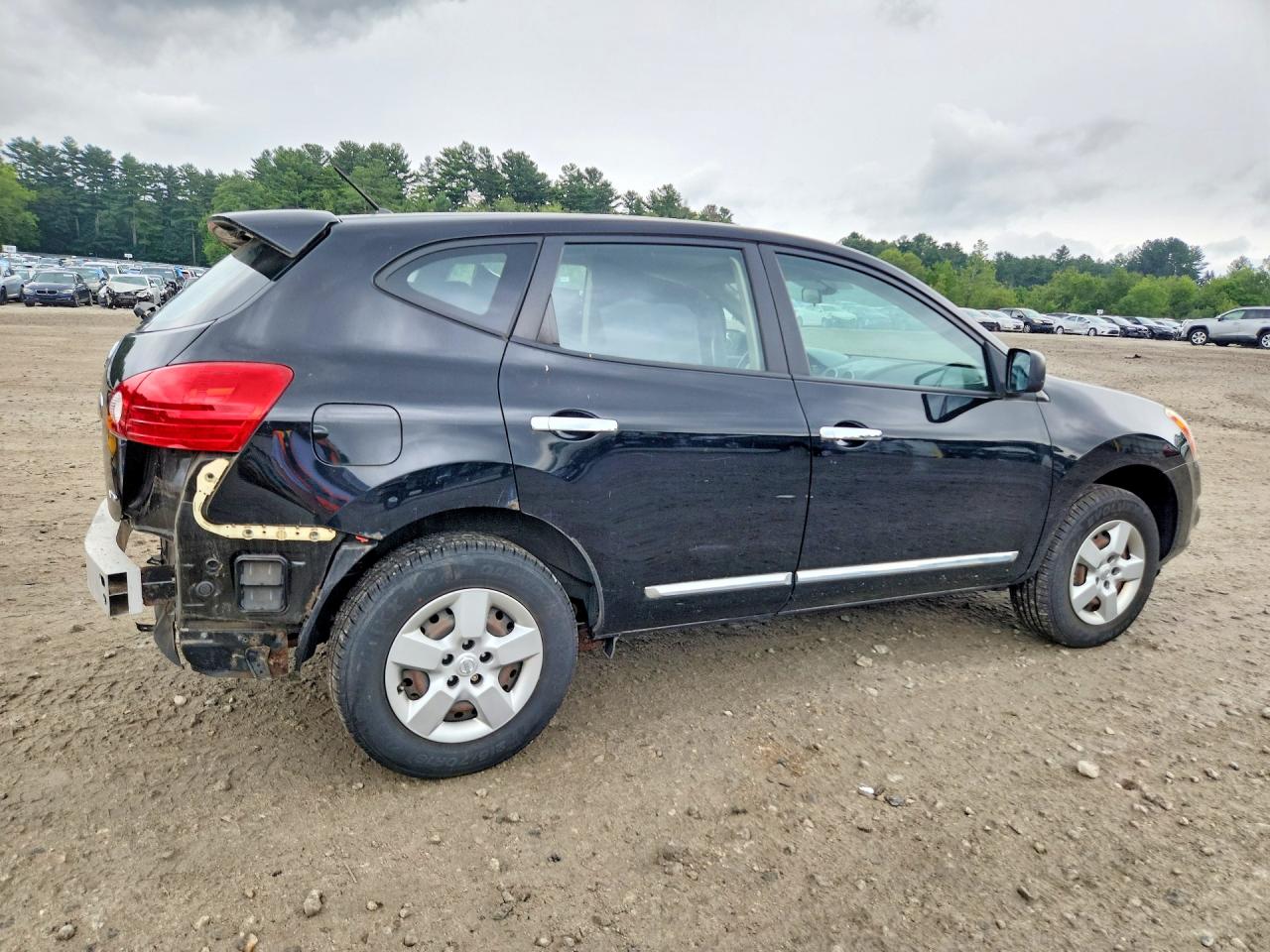 2011 Nissan Rogue S Black vin: JN8AS5MV5BW665286