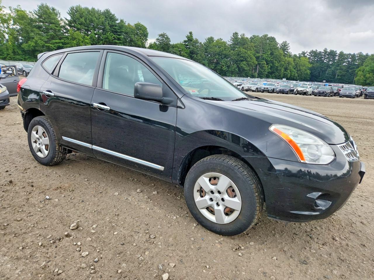 2011 Nissan Rogue S Black vin: JN8AS5MV5BW665286