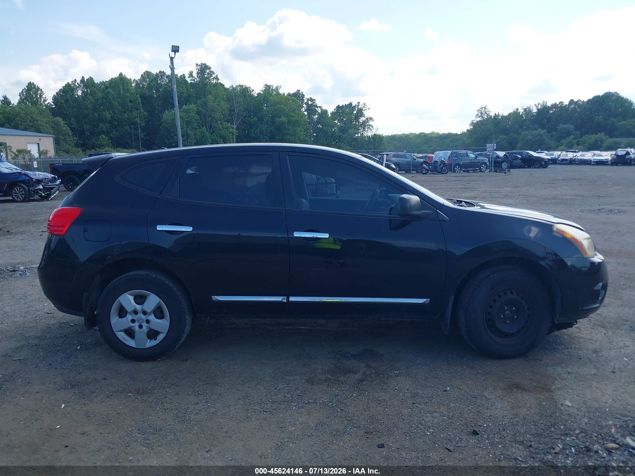 2011 Nissan Rogue S Black vin: JN8AS5MV5BW665353