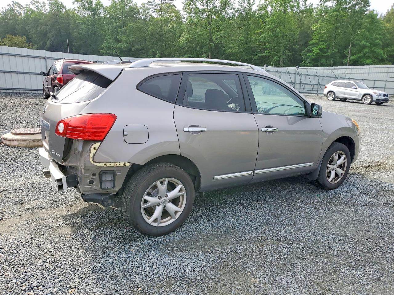 2011 Nissan Rogue S Gray vin: JN8AS5MV5BW667068