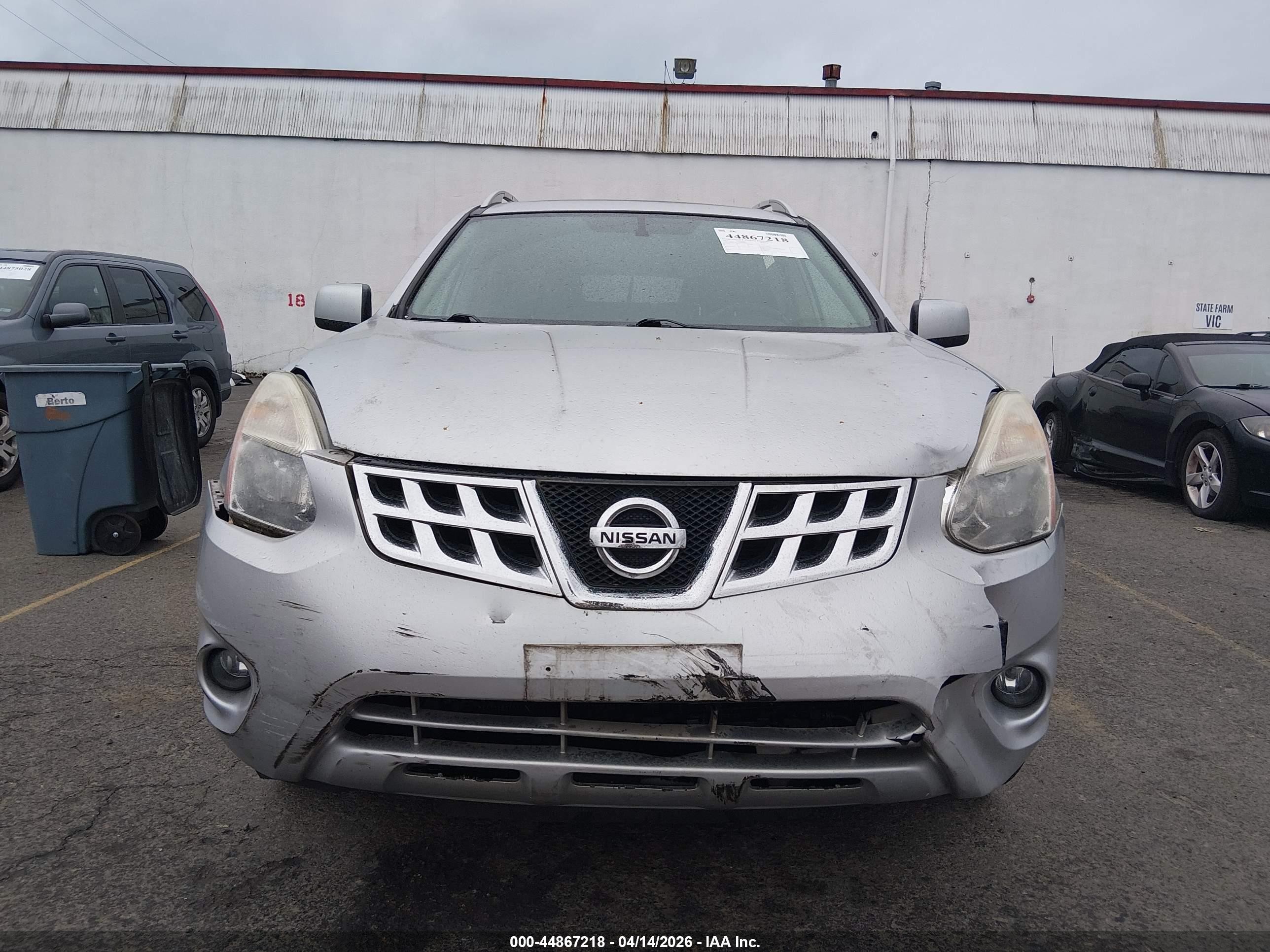2011 Nissan Rogue Sv Silver vin: JN8AS5MV5BW669533