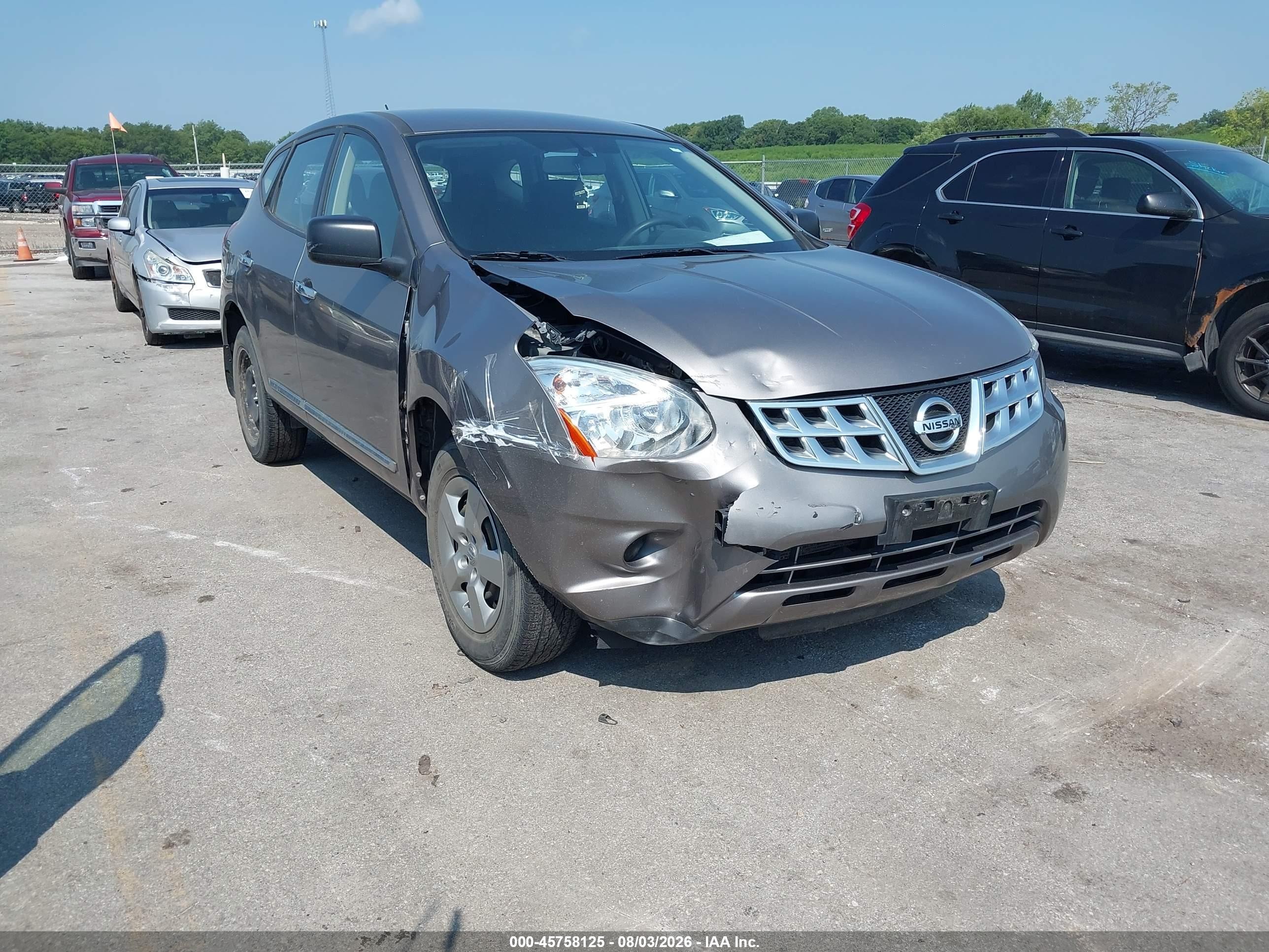 2011 Nissan Rogue S Silver vin: JN8AS5MV5BW680550