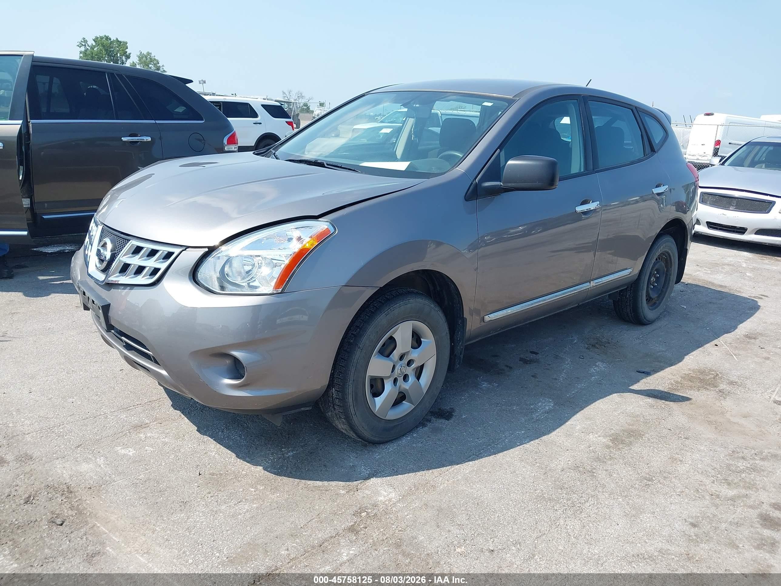 2011 Nissan Rogue S Silver vin: JN8AS5MV5BW680550