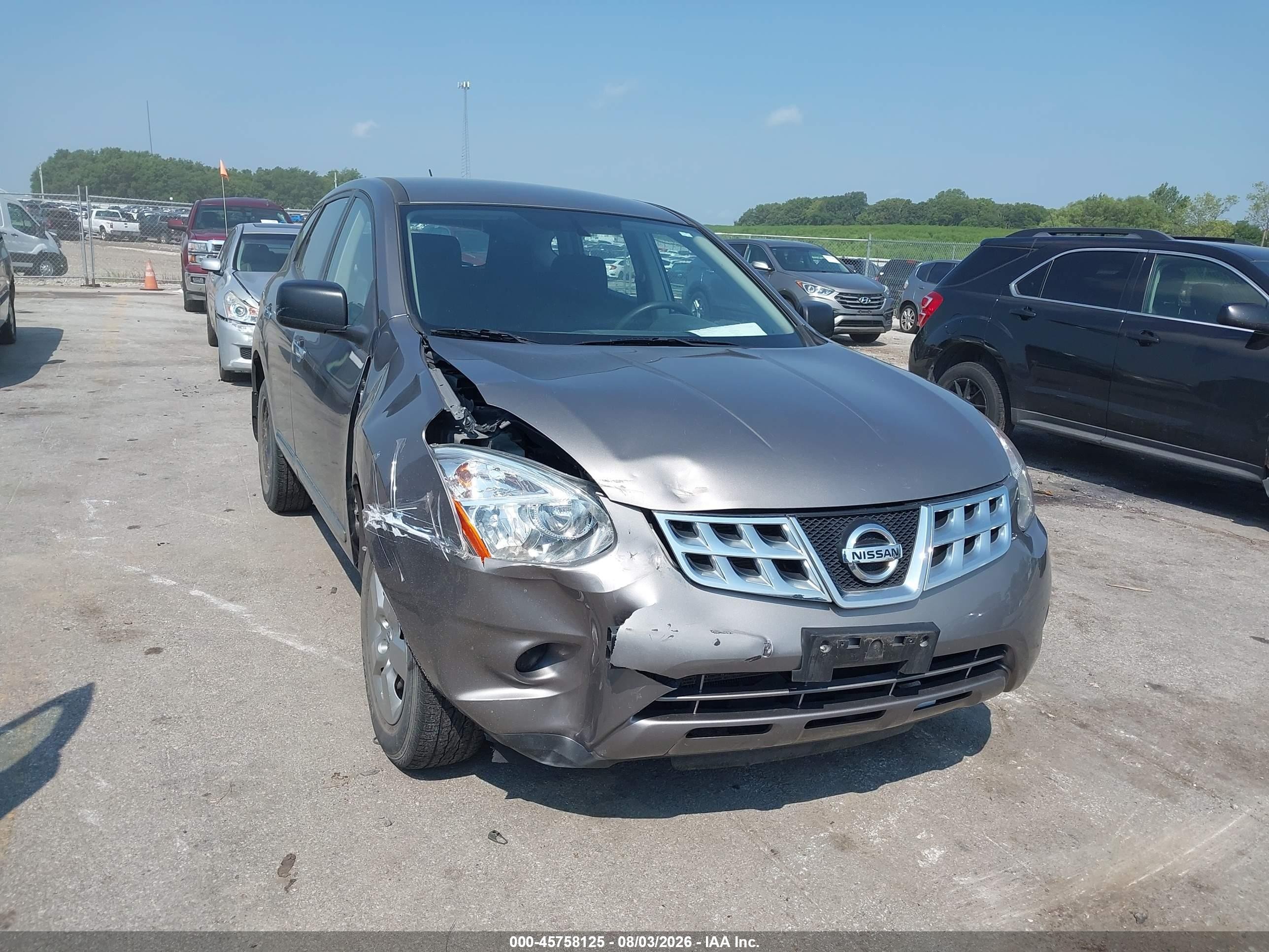2011 Nissan Rogue S Silver vin: JN8AS5MV5BW680550