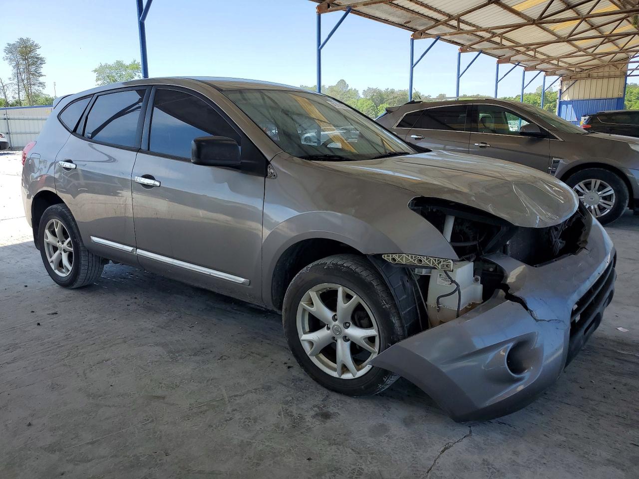 2011 Nissan Rogue S Серый vin: JN8AS5MV5BW682881