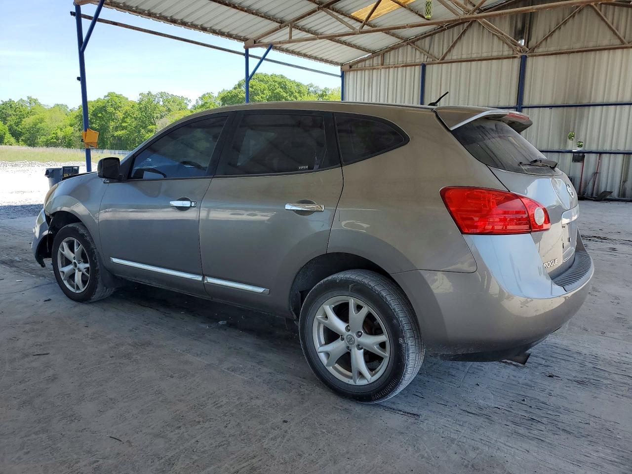 2011 Nissan Rogue S Серый vin: JN8AS5MV5BW682881