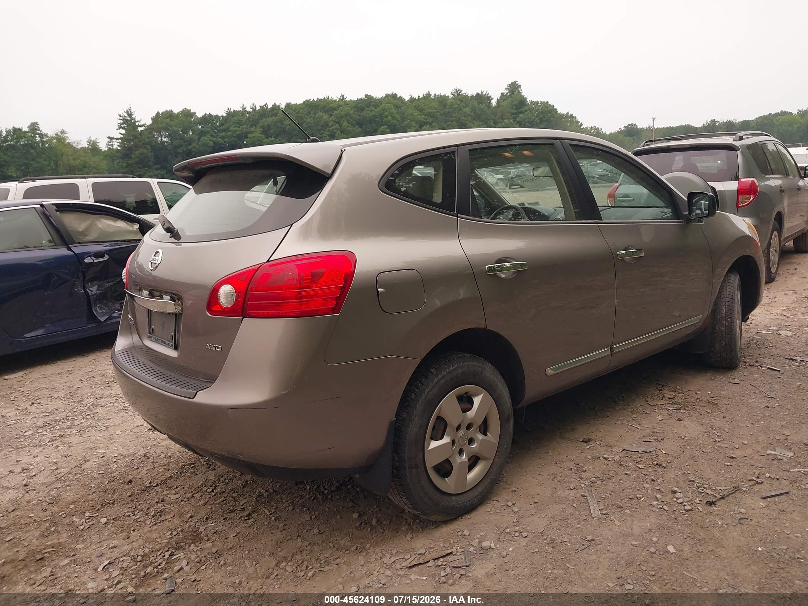 2011 Nissan Rogue S Gray vin: JN8AS5MV5BW686932