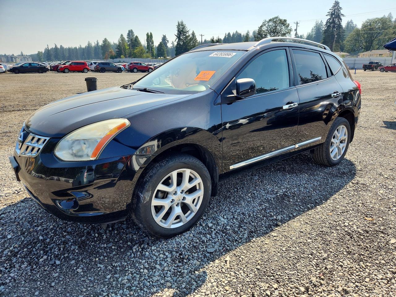 2011 Nissan Rogue S Black vin: JN8AS5MV5BW687093