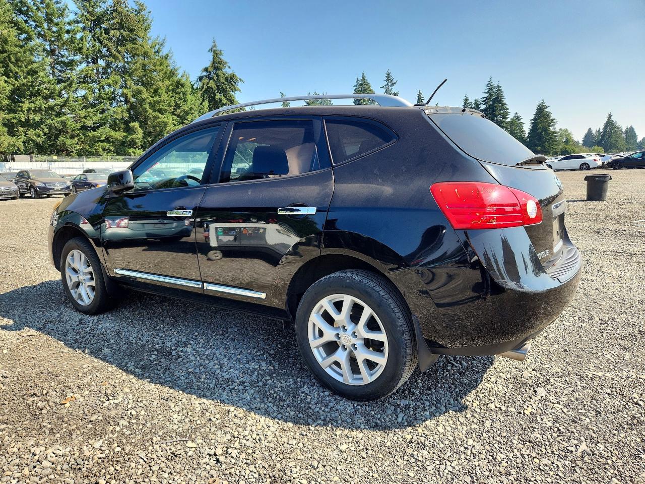 2011 Nissan Rogue S Черный vin: JN8AS5MV5BW687093