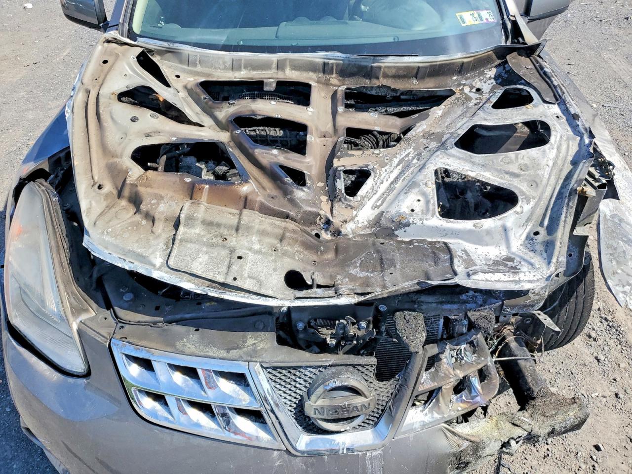 2011 Nissan Rogue S/sv/krom Gray vin: JN8AS5MV5BW687515
