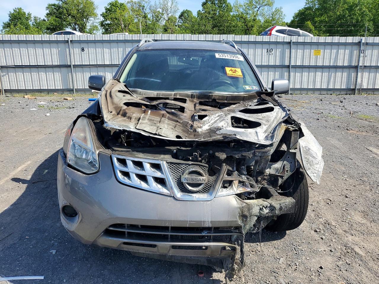 2011 Nissan Rogue S/sv/krom Gray vin: JN8AS5MV5BW687515