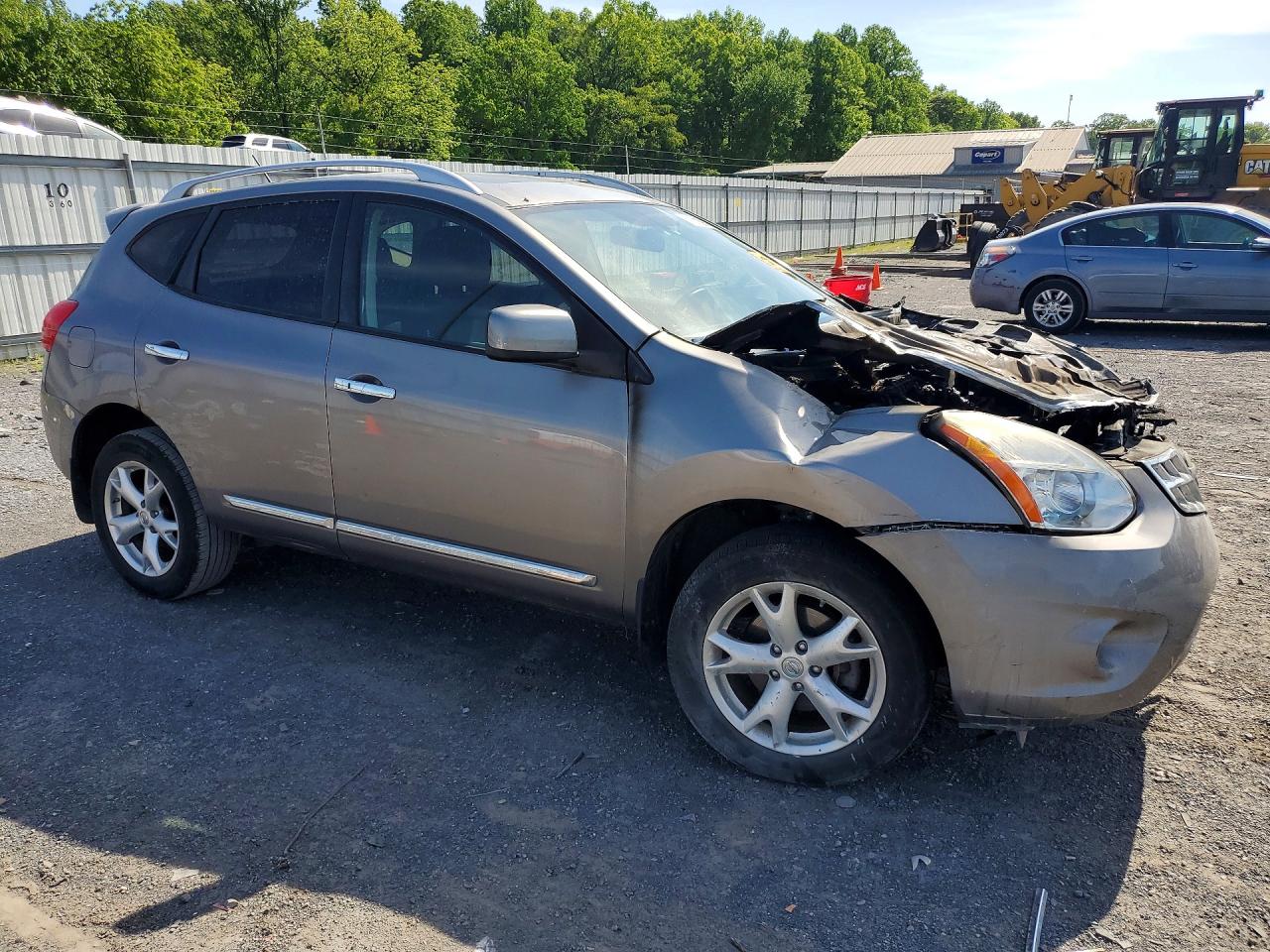 2011 Nissan Rogue S/sv/krom Gray vin: JN8AS5MV5BW687515