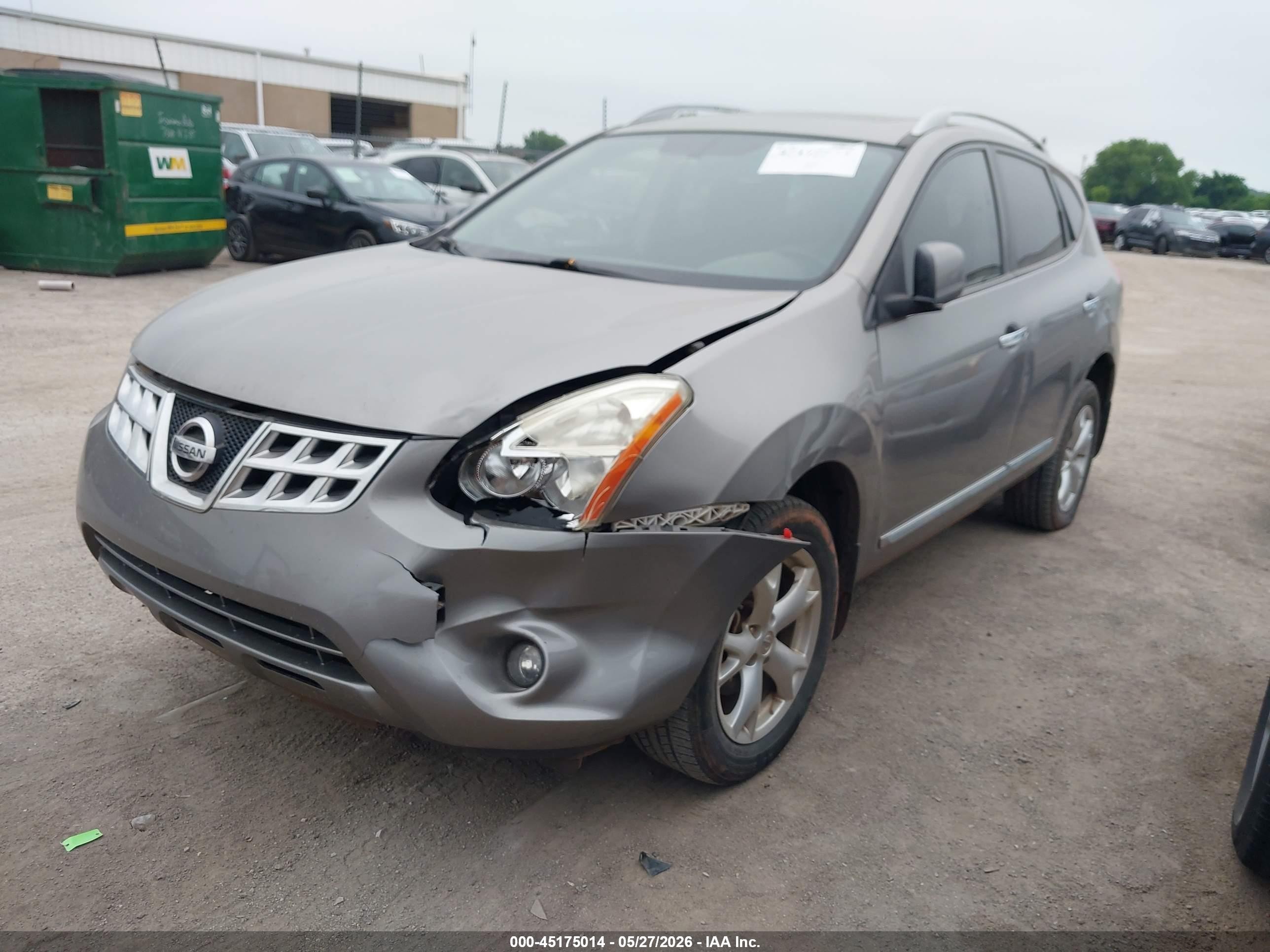 2011 Nissan Rogue Sv Silver vin: JN8AS5MV5BW689894