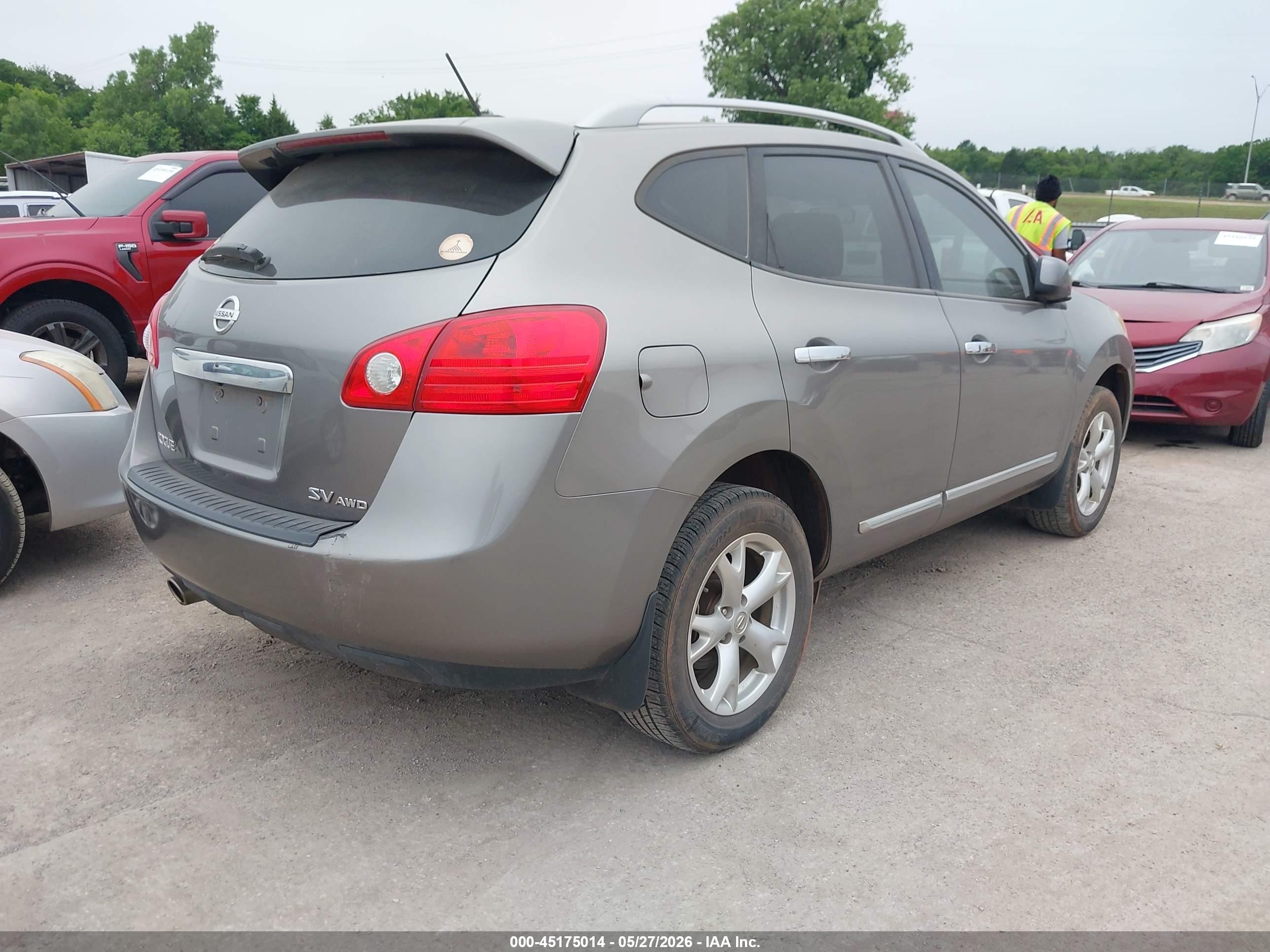 2011 Nissan Rogue Sv Silver vin: JN8AS5MV5BW689894