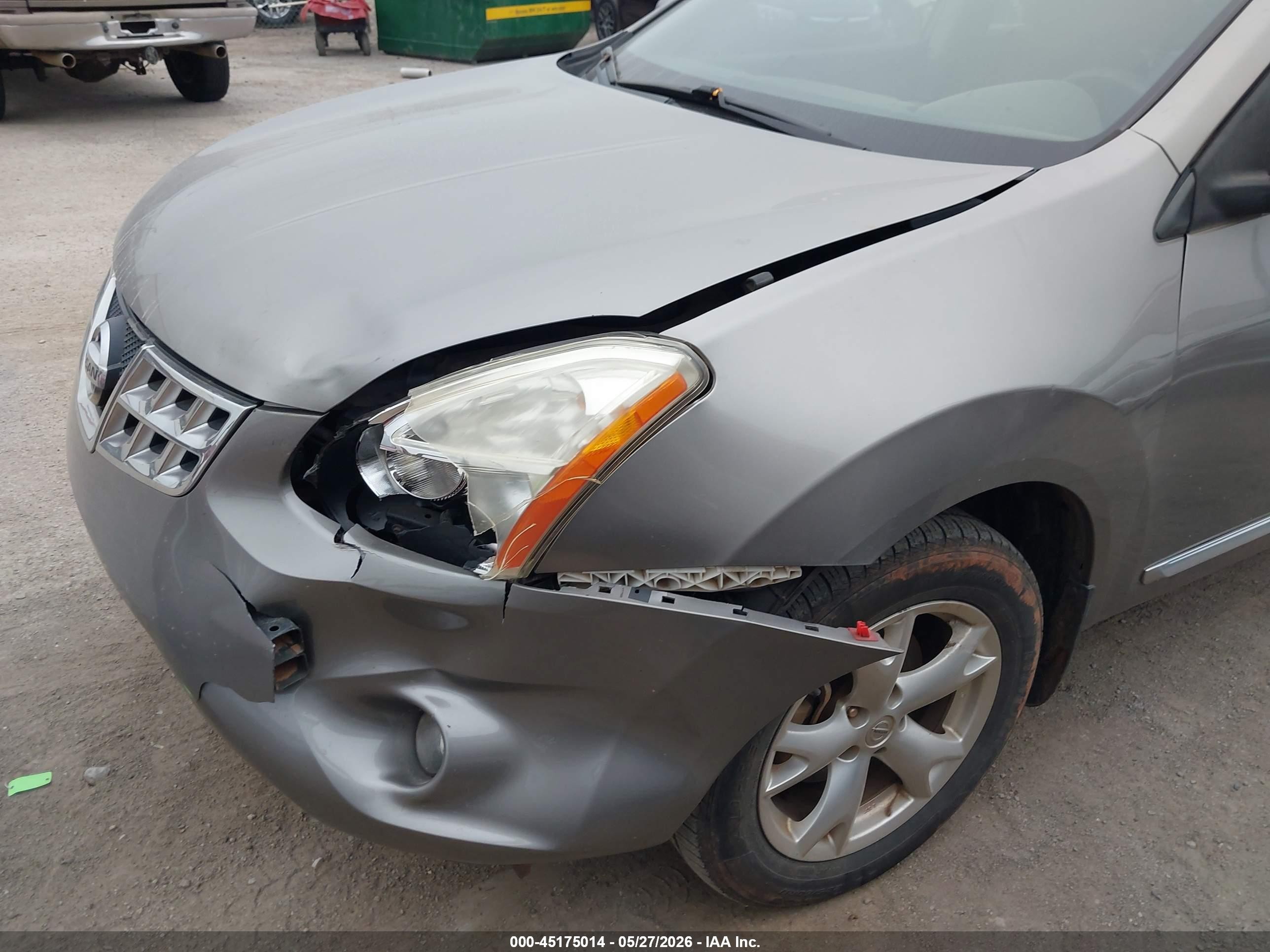 2011 Nissan Rogue Sv Silver vin: JN8AS5MV5BW689894