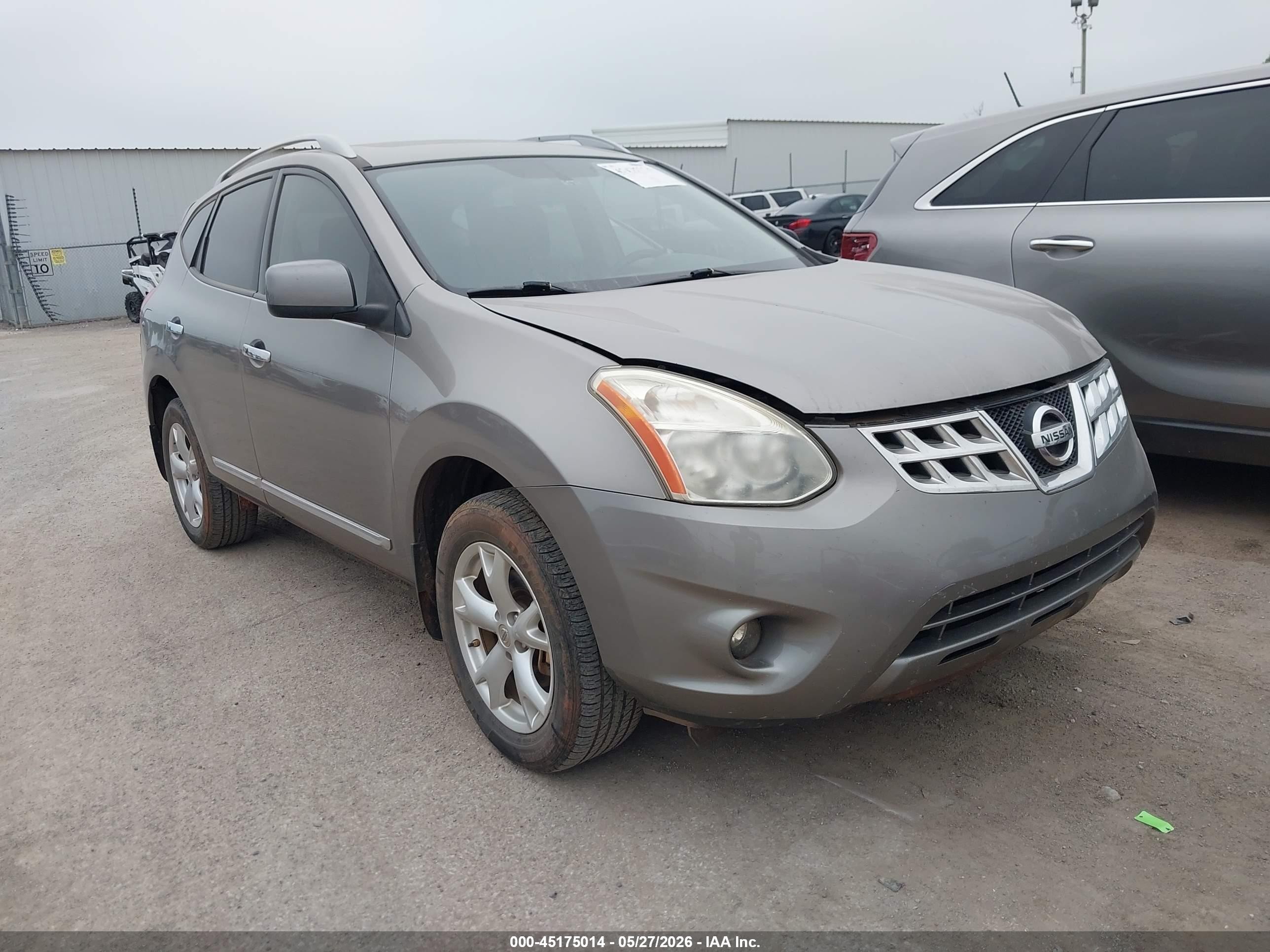 2011 Nissan Rogue Sv Silver vin: JN8AS5MV5BW689894