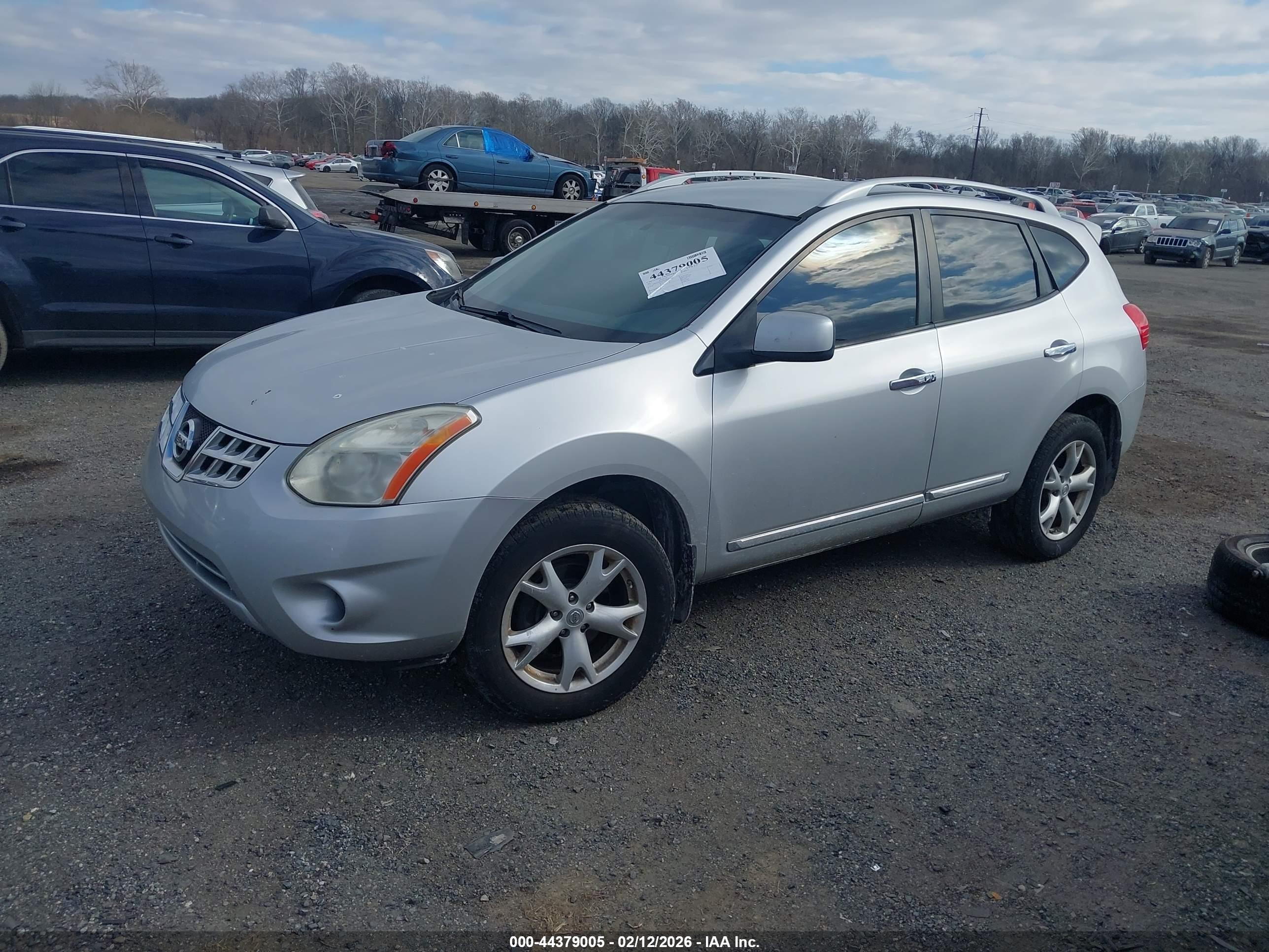 2011 Nissan Rogue Sv Silver vin: JN8AS5MV5BW690947