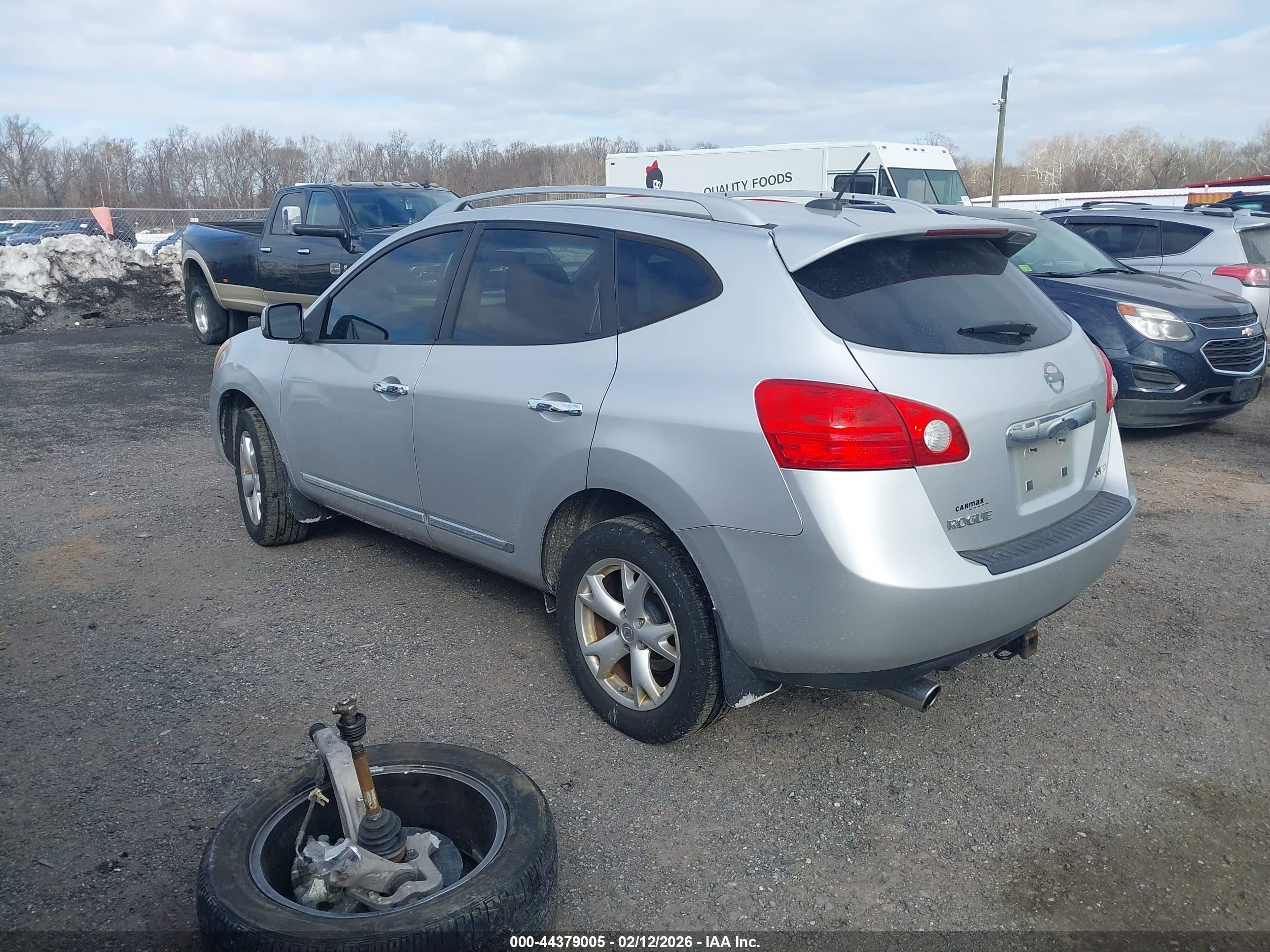 2011 Nissan Rogue Sv Silver vin: JN8AS5MV5BW690947
