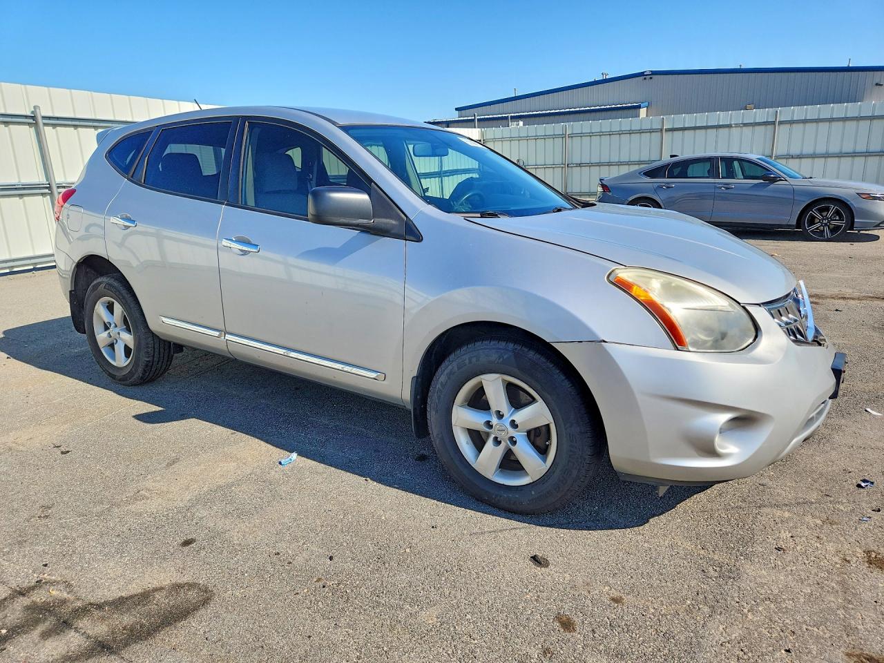 2012 Nissan Rogue S Silver vin: JN8AS5MV5CW351025