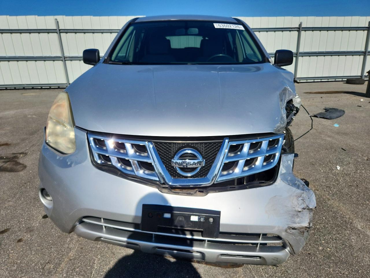 2012 Nissan Rogue S Silver vin: JN8AS5MV5CW351025