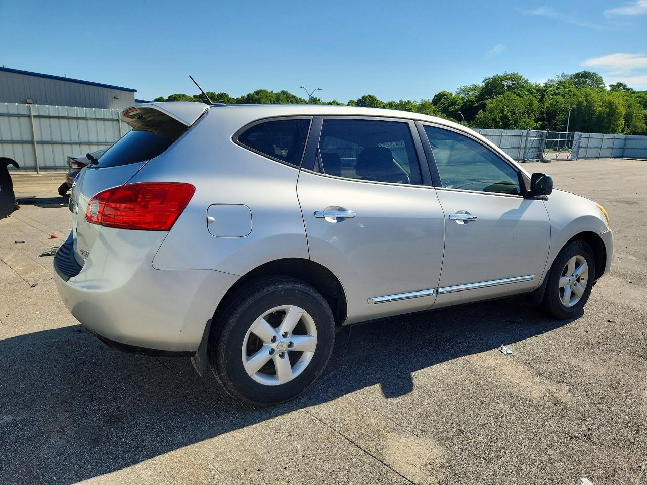 2012 Nissan Rogue S Silver vin: JN8AS5MV5CW351025