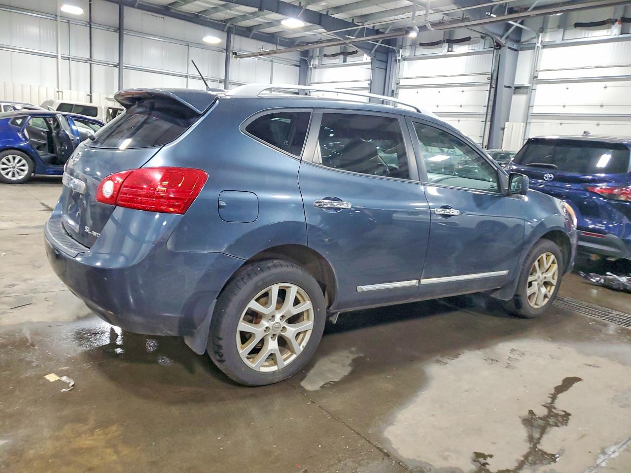 2012 Nissan Rogue S Blue vin: JN8AS5MV5CW358394