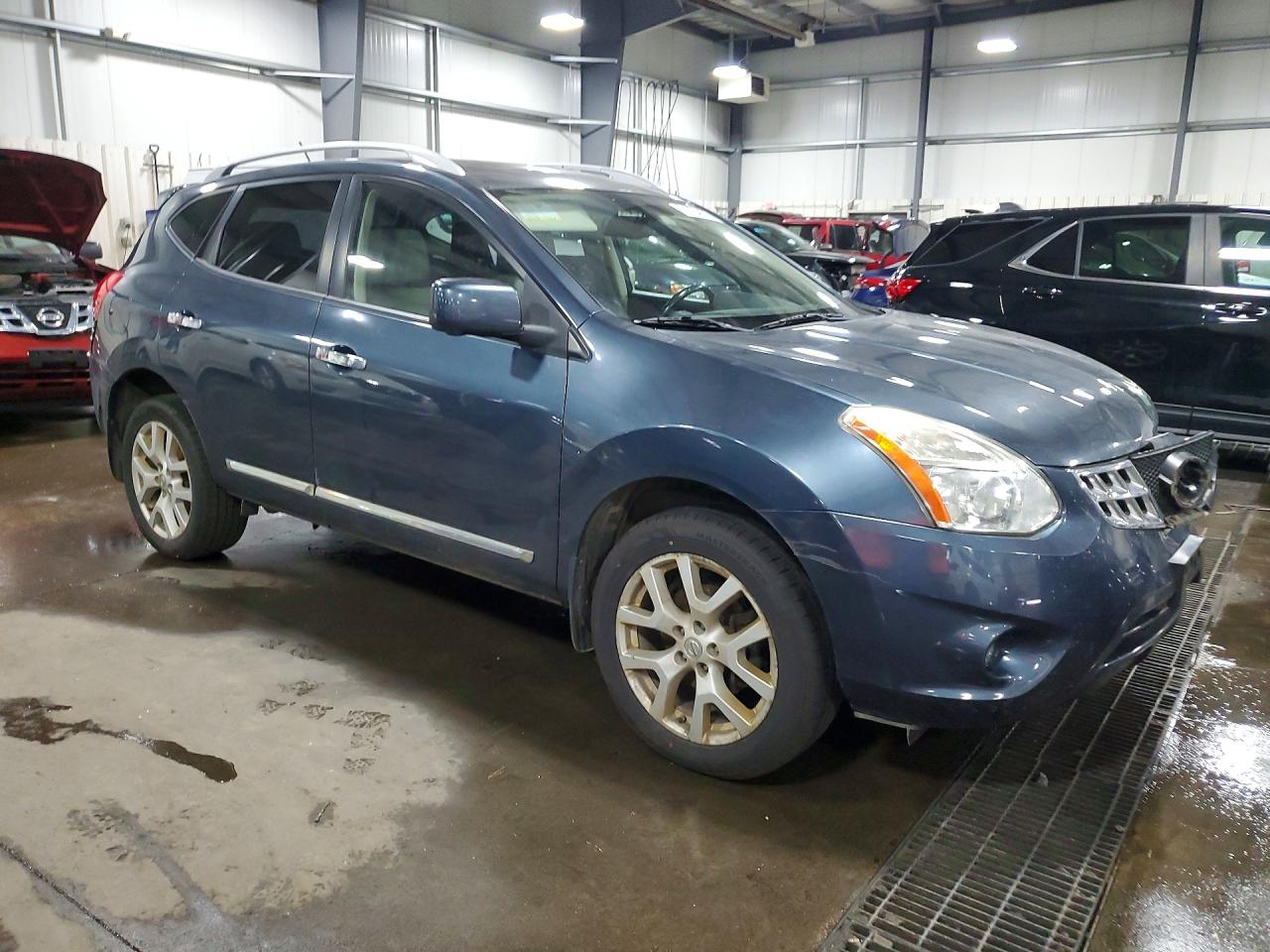 2012 Nissan Rogue S Blue vin: JN8AS5MV5CW358394